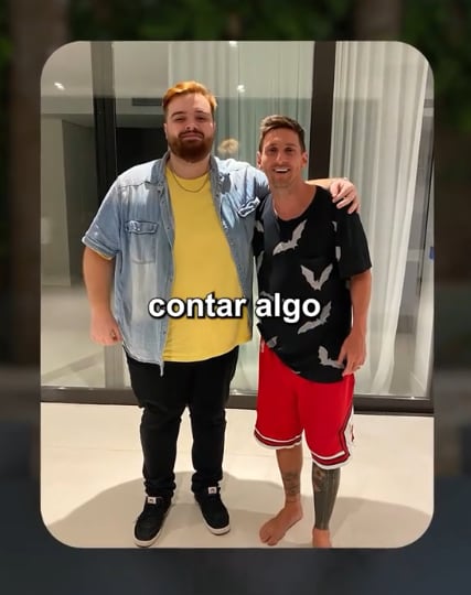El streamer español Ibai Llanos contó cómo terminó en la casa de Messi en plena pandemia.