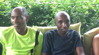 Dos kenianos comparten un solo objetivo: ganar la Maratón de Tamarindo