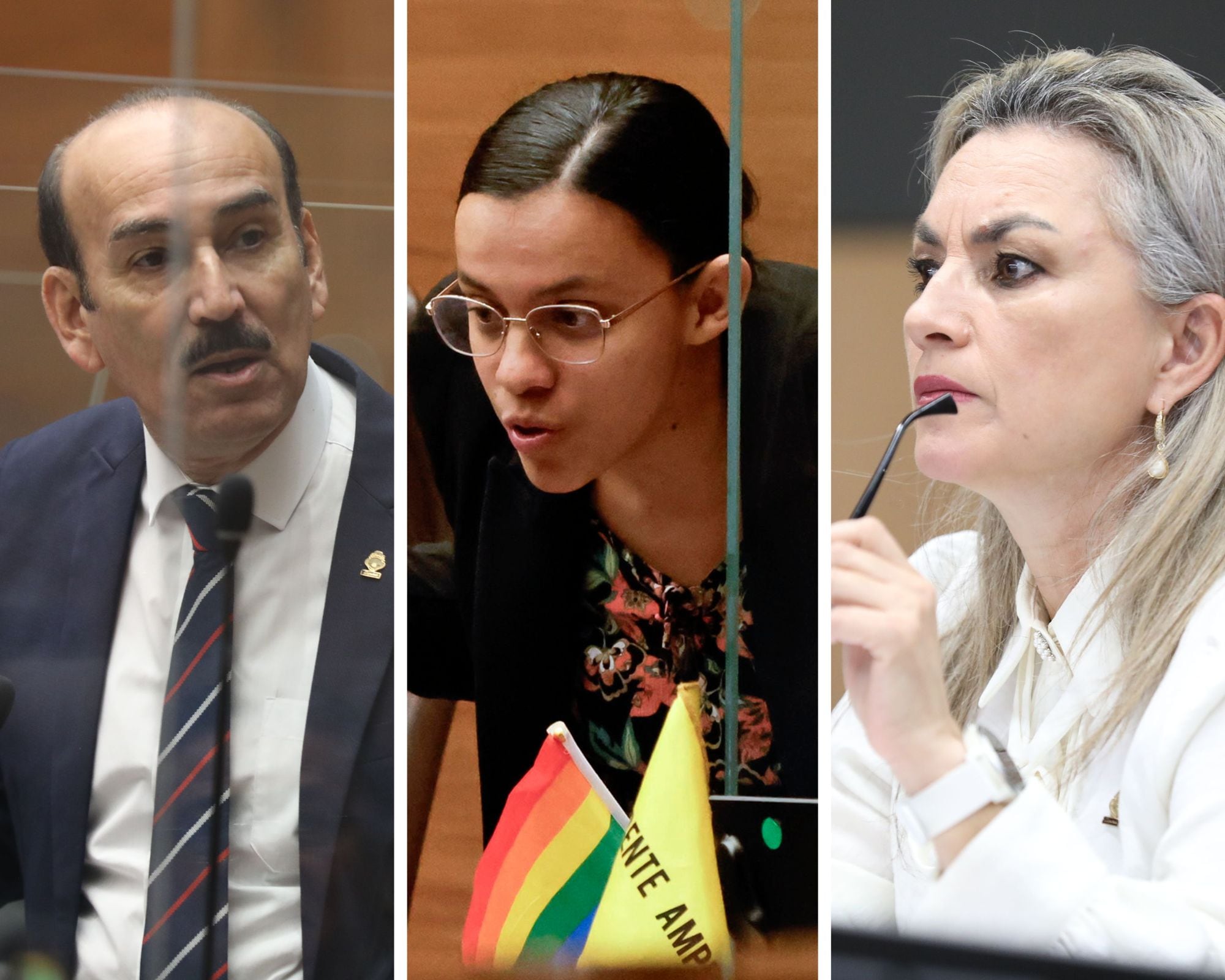 Los diputados Francisco Nicolás, del PLN, y Sofía Guillén, del FA, chocaron con su colega Kattia Cambronero, del PLP, por el monopolio del alcohol en poder de Fanal.