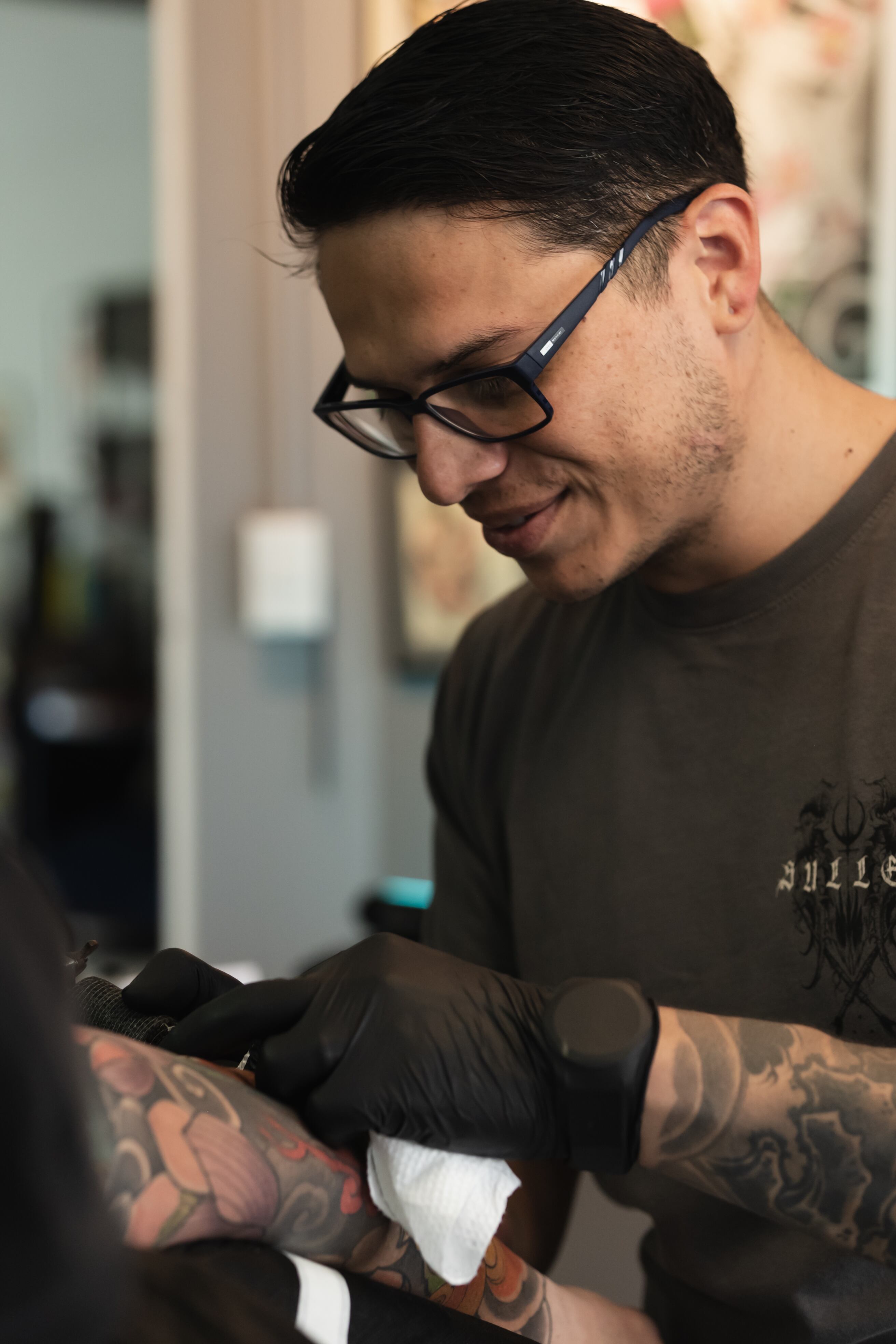 El tatuador costarricense Dave Segura.