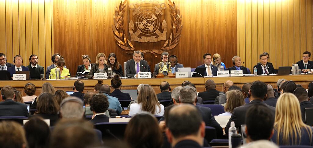 Sesión del Marine Environment Protection Committee (MEPC) de la Organización Marítima Internacional.