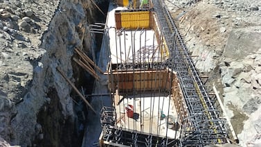 Construcción de nuevo puente en importante ruta turística inicia fase clave