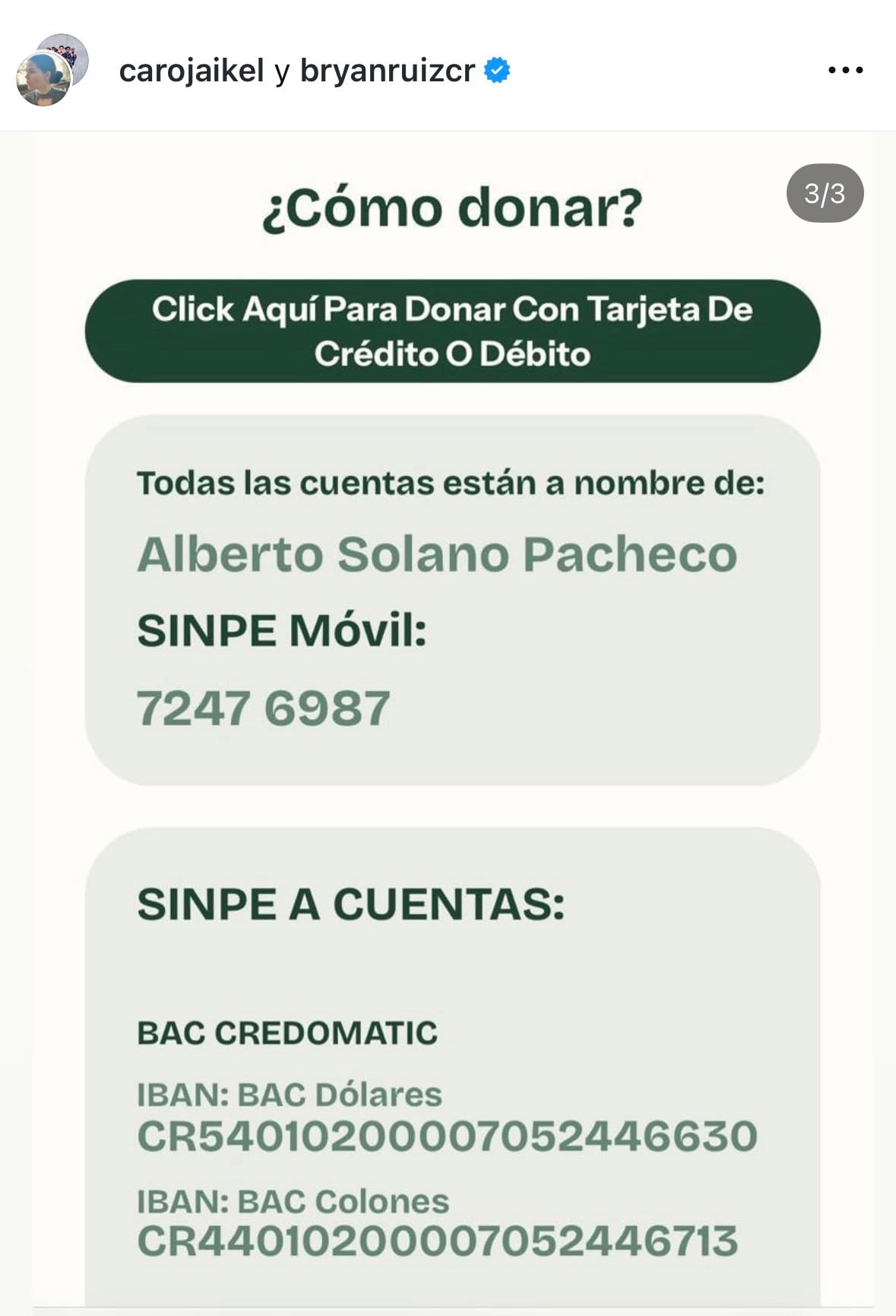 Estas son las maneras de ayudar a Beto, el amigo de Carolina Jaikel y Bryan Ruiz.