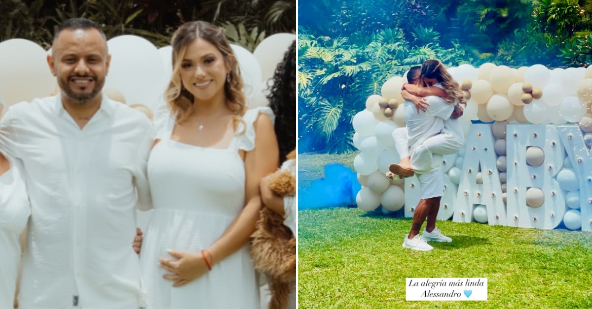 Allan Alemán tendrá a su sexto hijo, llamado Alessandro, esta vez con su pareja Melissa Murillo.