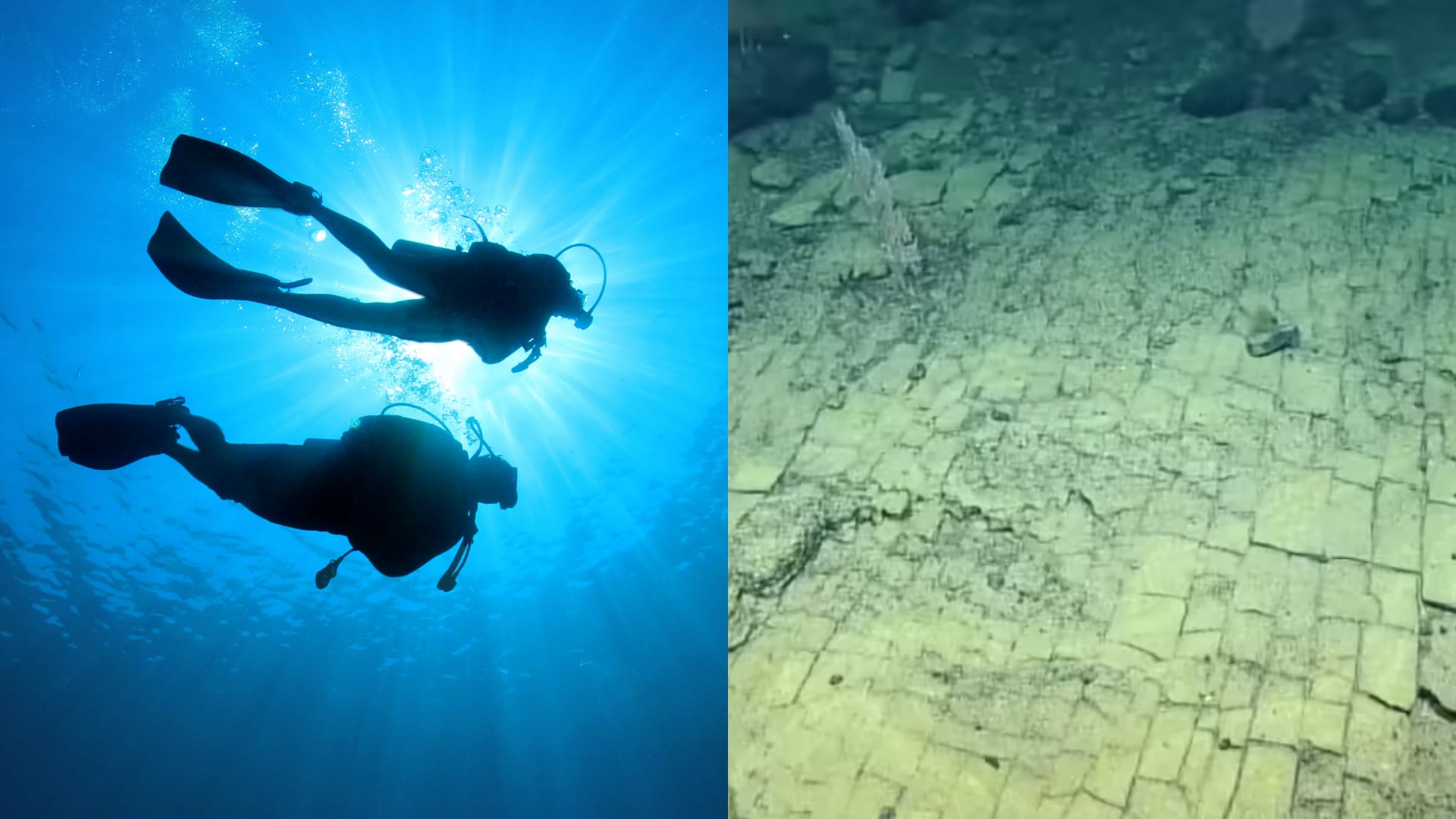 Exploración en Hawái mostró un camino aparente cuya forma surgió de fracturas volcánicas.