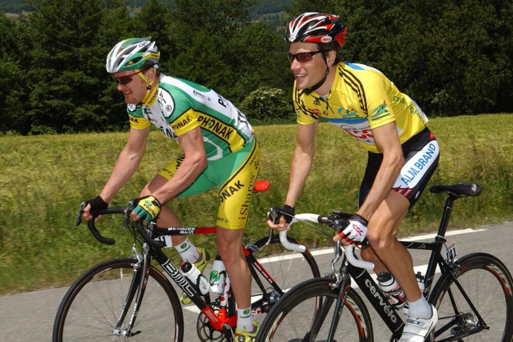 Ruta de los Conquistadores
10/10/2019
Los estadounidenses Floyd Landis, ganador del Tour de Francia del 2006 y del cual fue despojado por dopaje, así como David Zabrinskie, competirán en la edición que arranca el próximo 31 de octubre. Cortesía: Ruta de los Conquistadores