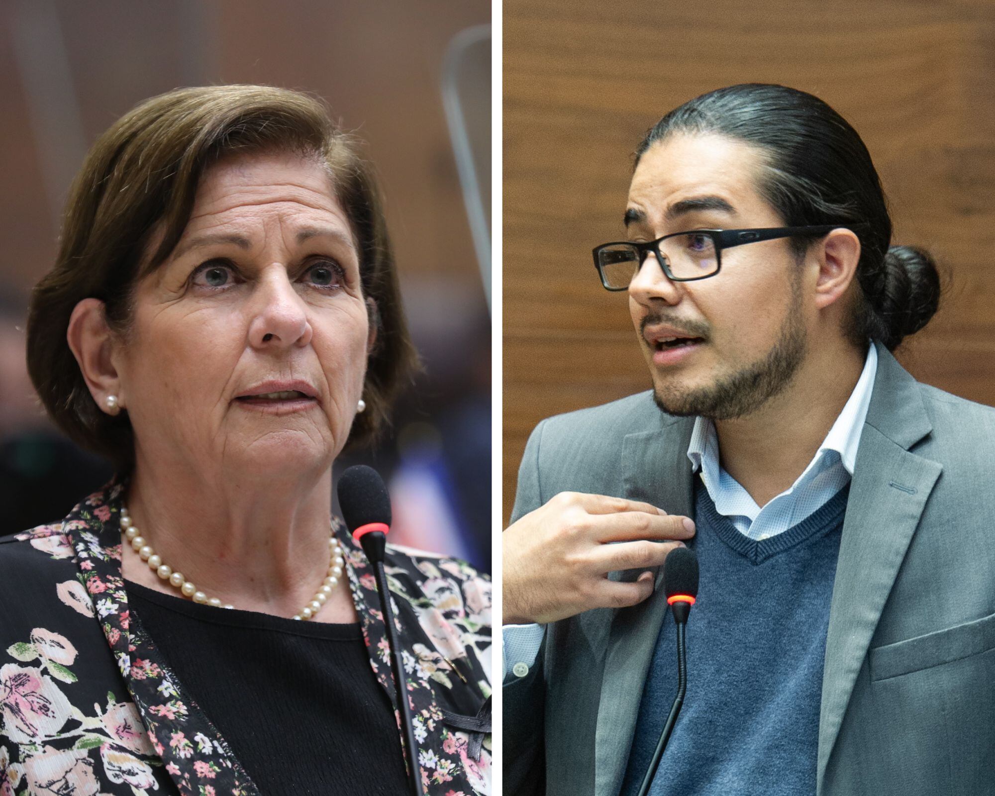 Pilar Cisneros y Jonathan Acuña