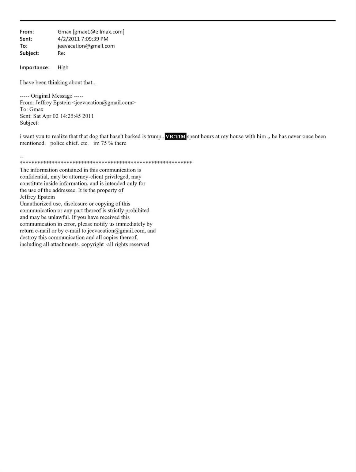 Emails Trump Epstein