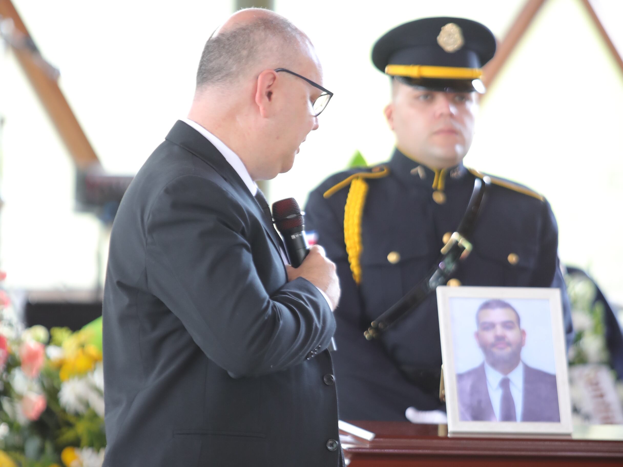 Funeral del oficial del OIJ, Oficial Geiner Zamora Hidalgo