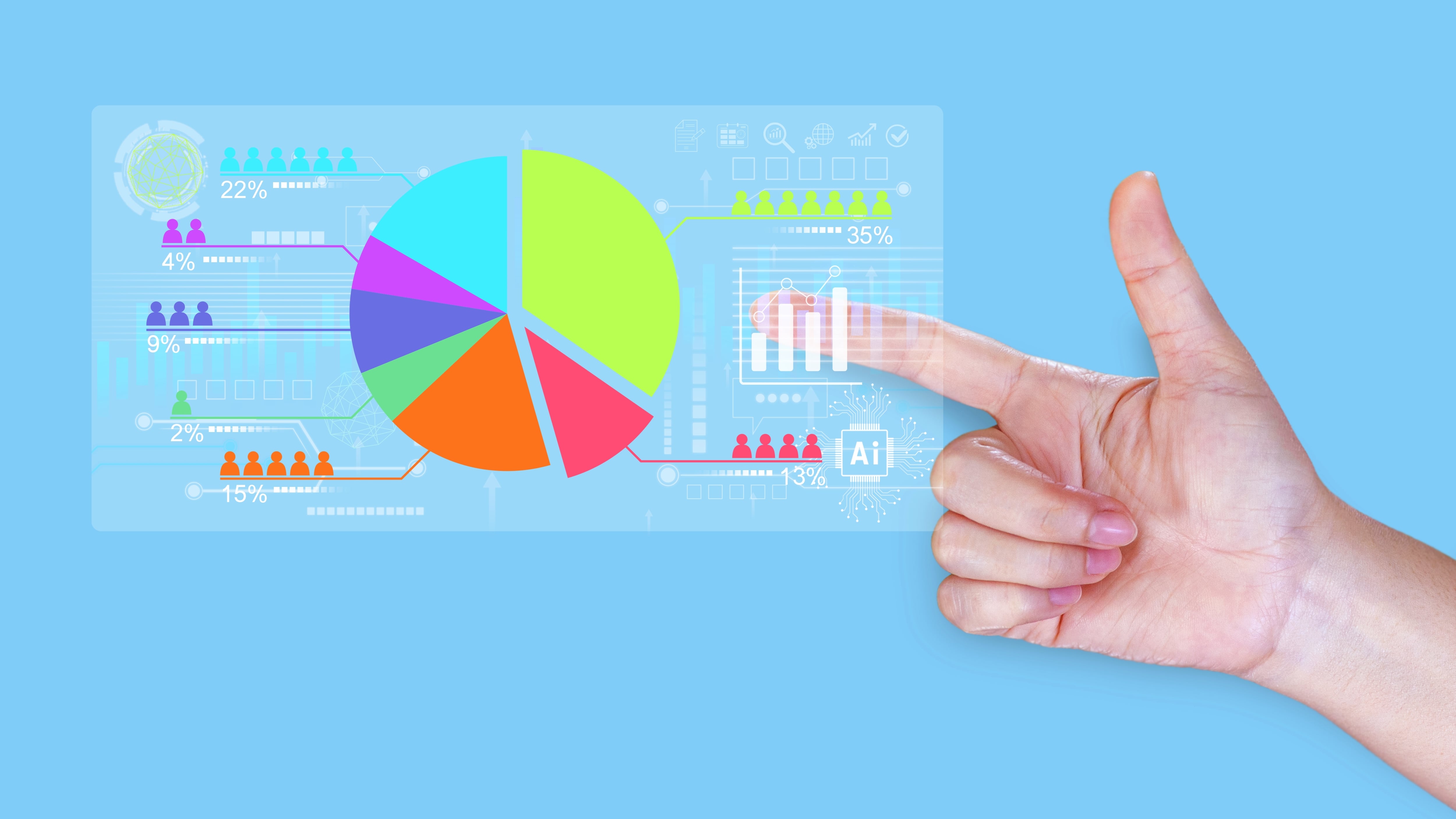 Encuestas, porcentajes, sondeos