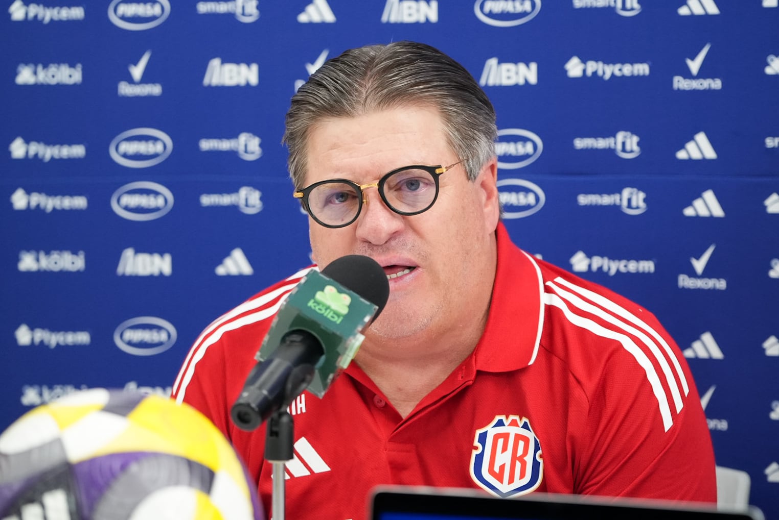 08/10/2025. Conferencia de prensa de la selección nacional de fútbol. Proyecto Goal, San Rafael, Alajuela. Fotografía: Lilly Arce.