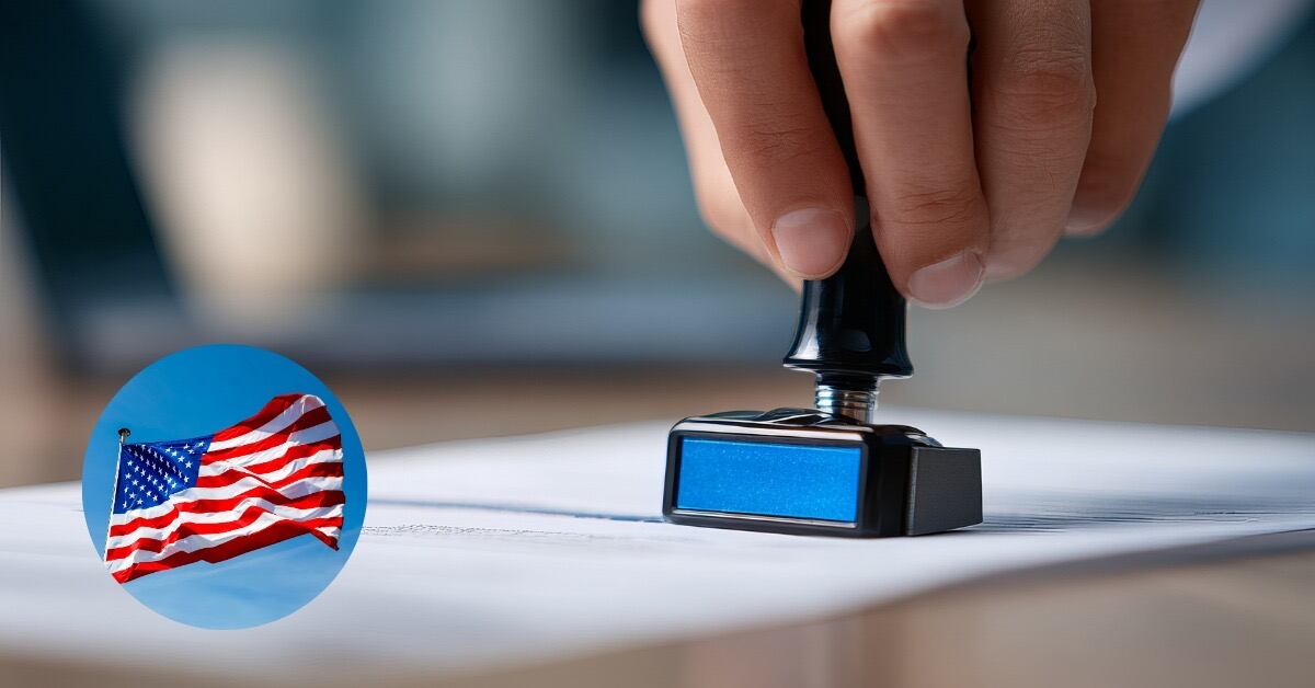 Visa de Estados Unidos.