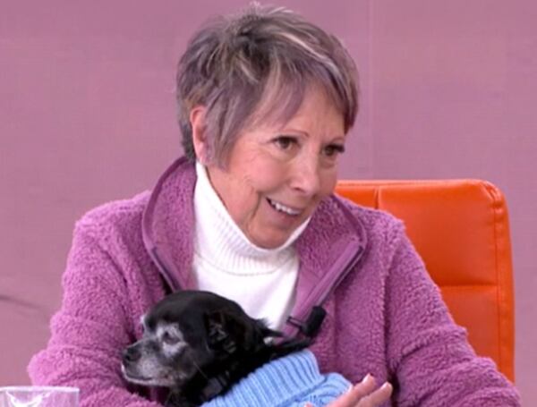 Consuelo Correa, una mujer de 70 años con una larga trayectoria de convivencia con perros.