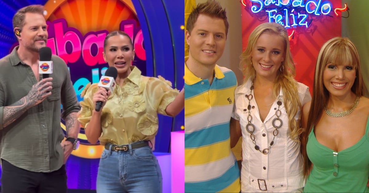 Ana Lucía Vega y Mauricio Hoffmann volvieron a presentar juntos 'Sábado feliz'. En la foto de archivo: Mauricio y Priscilla Hoffmann junto Vega en 2008.