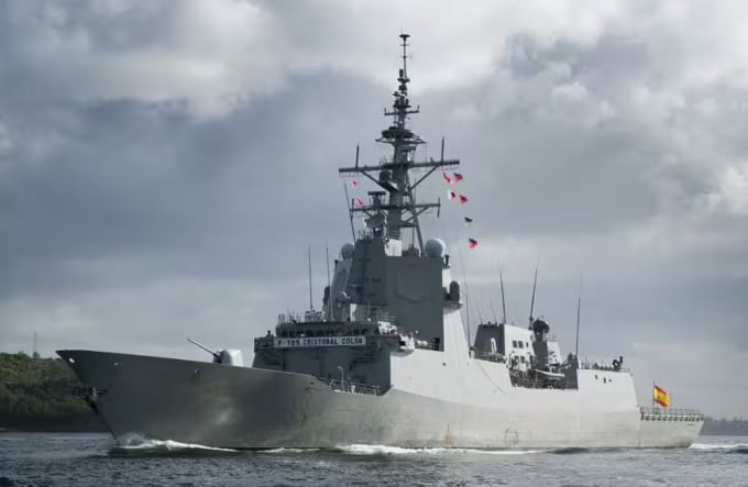 Esta es la fragata 'Cristóbal Colón'.- ARMADA ESPAÑOLA.