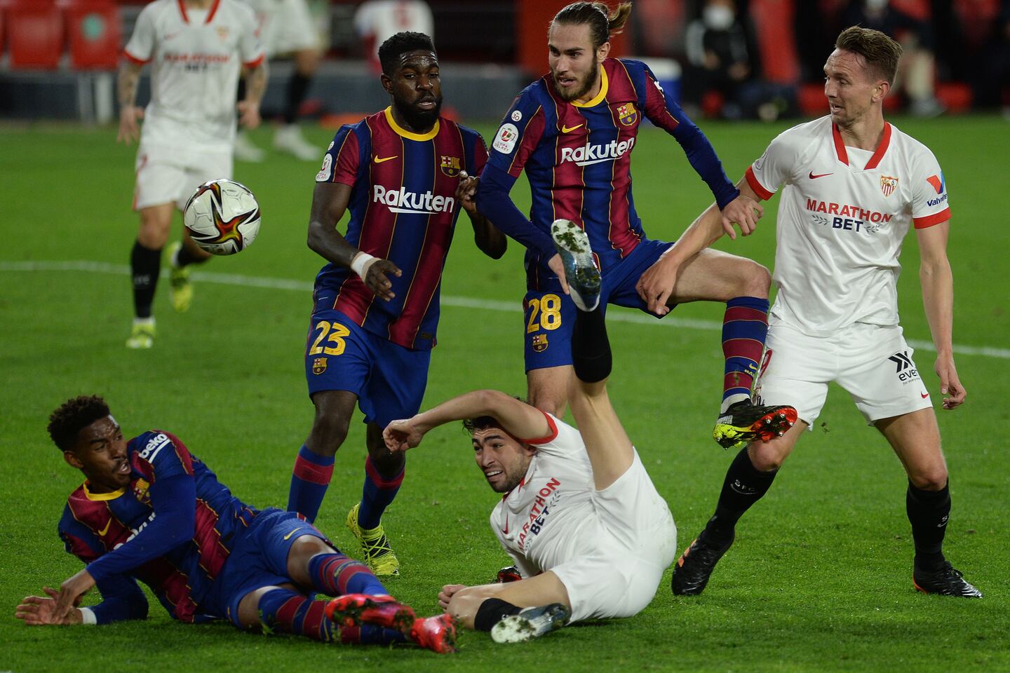Sevilla deja herido al Barcelona y acaricia la final de Copa del Rey ...