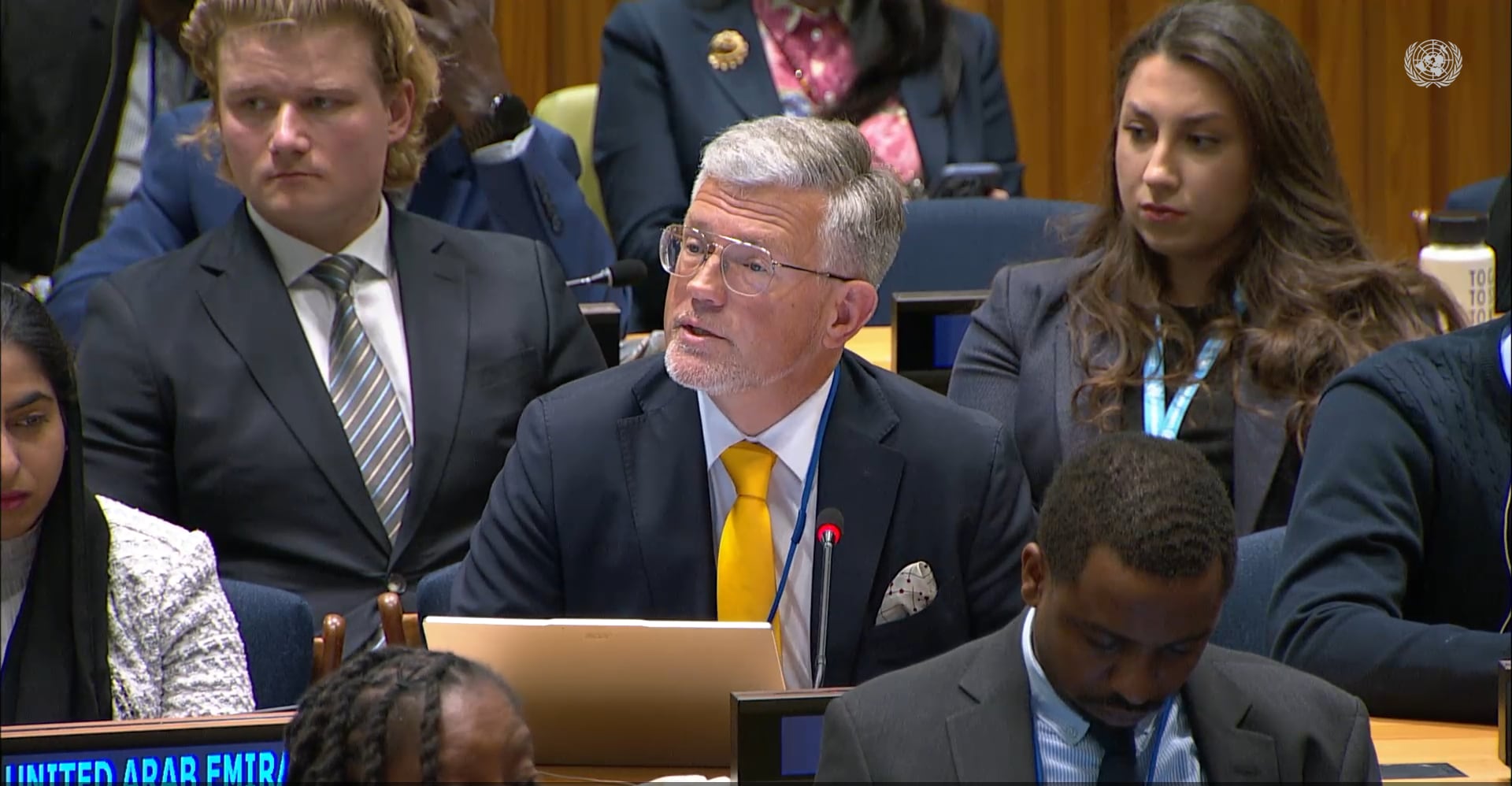 Andrii Melnyk, representante permanente de Ucrania ante la ONU, cuestionó a Rebeca Grynspan su reunión con el canciller ruso, Serguéi Lavrov.