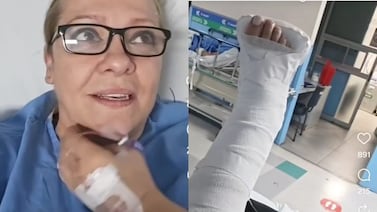 Así es la terapia que enfrenta Marcela Ugalde tras el accidente que le provocó una seria lesión en su pie (video)