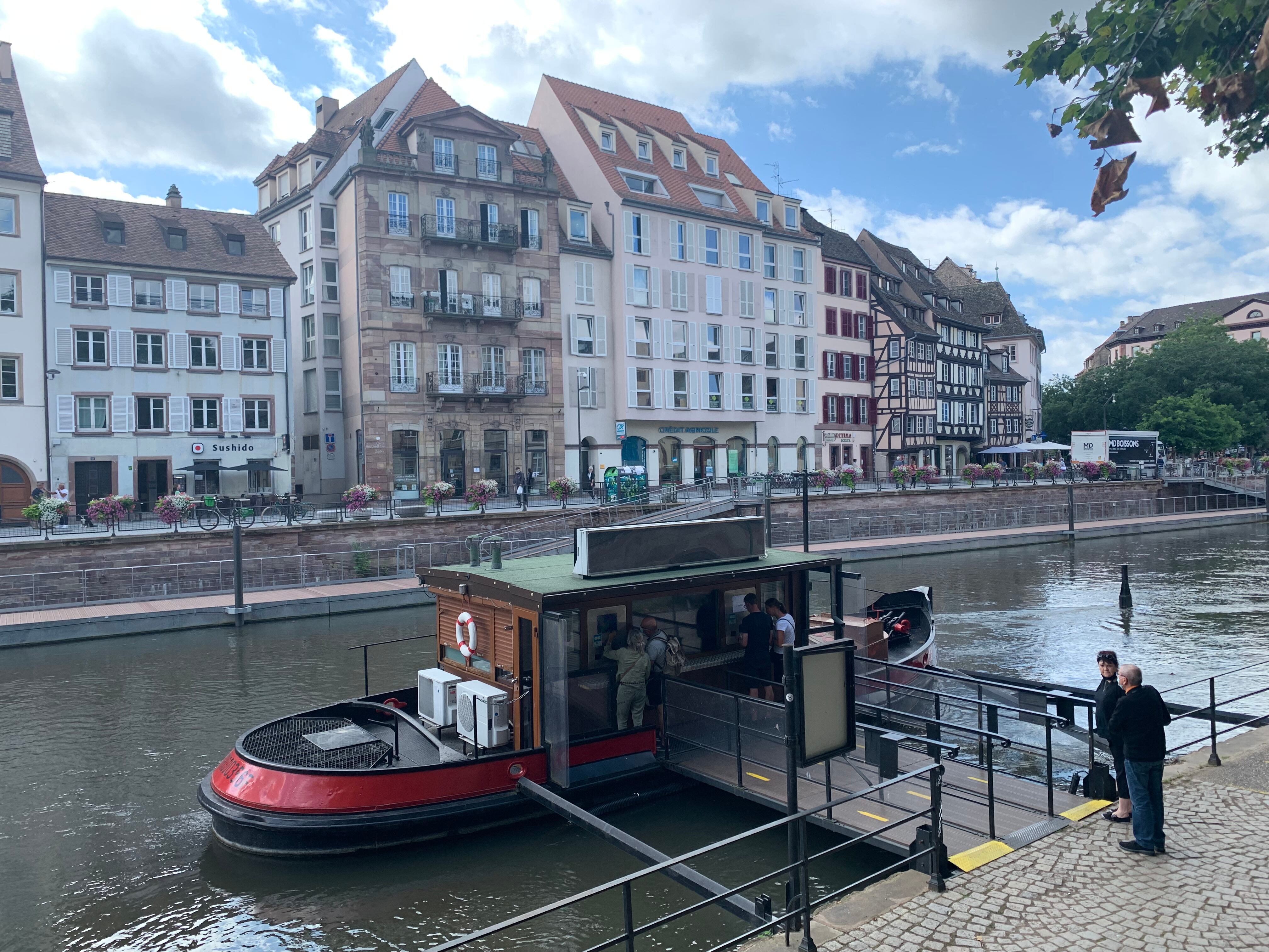 La hermosa ciudad de Estrasburgo, en Francia.