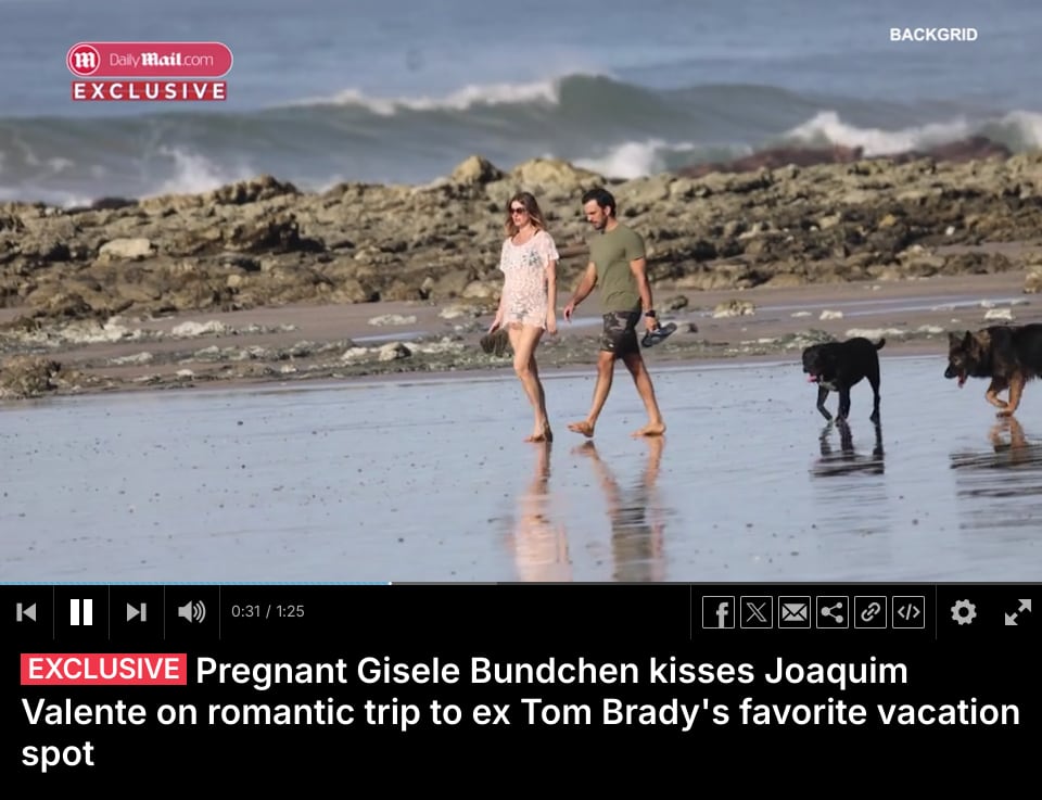 Gisele Bündchen y Joaquim Valente