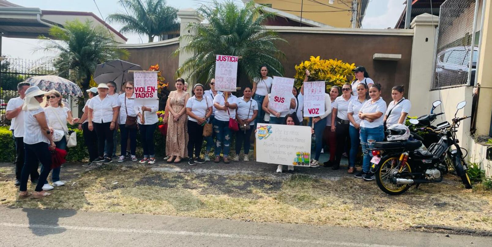 Manifestación en ONG