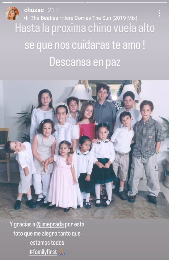 La periodista María Jesús Prada compartió esta imagen de su infancia junto a sus primos, entre ellos Thomas Sauter Prada, quien falleció en un accidente en Escazú.
