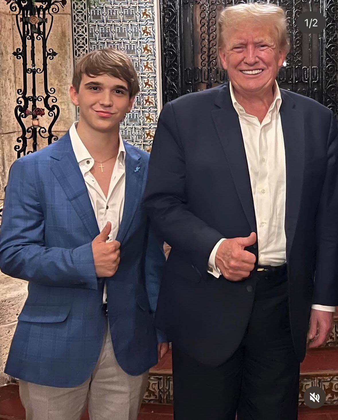 Bo Loudon comparte imágenes junto al presidente Donald Trump y también junto a otras figuras de la política Estadounidense, en su perfil oficial.