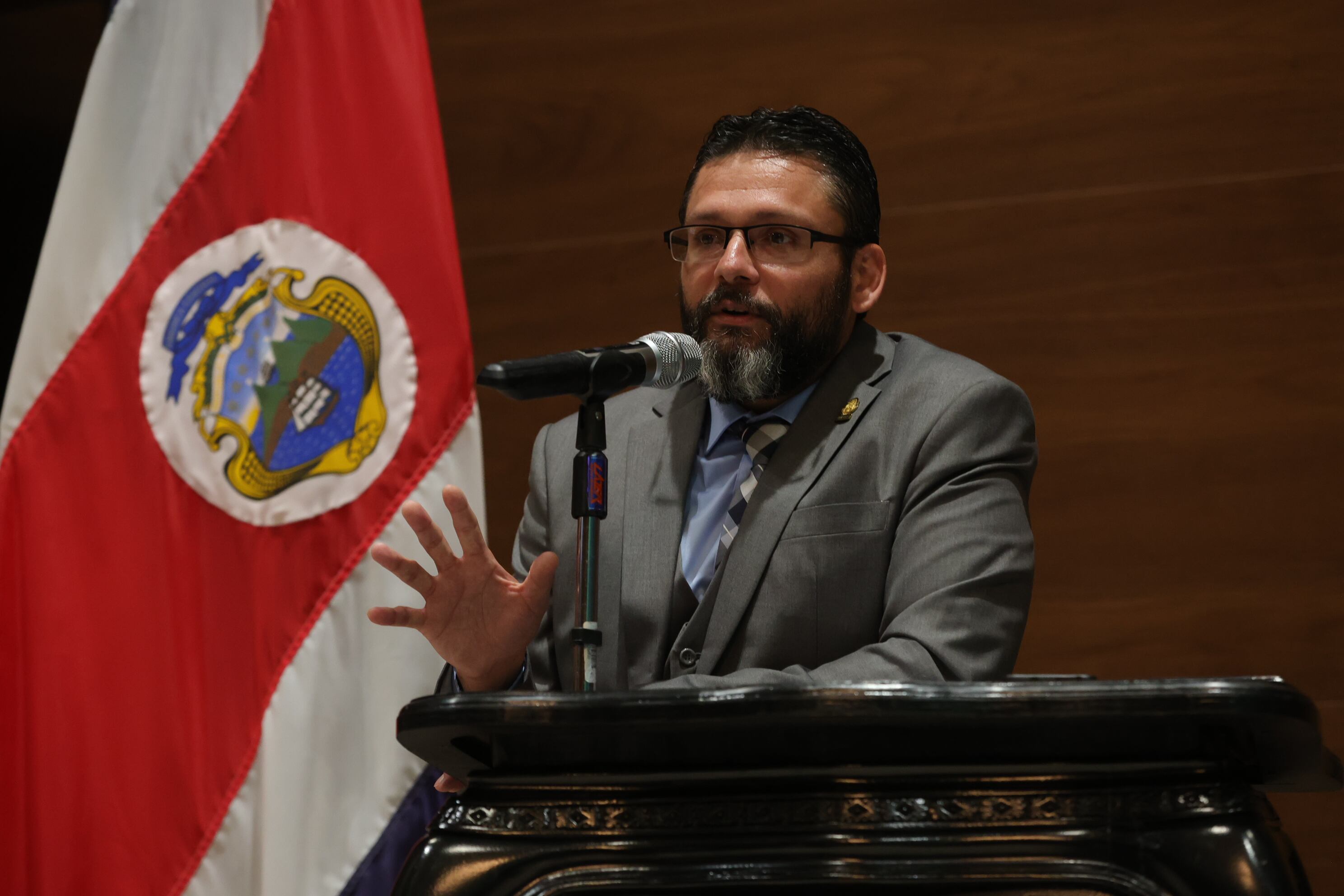 01/09/2025/ Presentación del Presupuesto de la República por el ministro de Hacienda Rudolf Lücke Bolaños en la Asamblea Legislativa / Foto John Durán