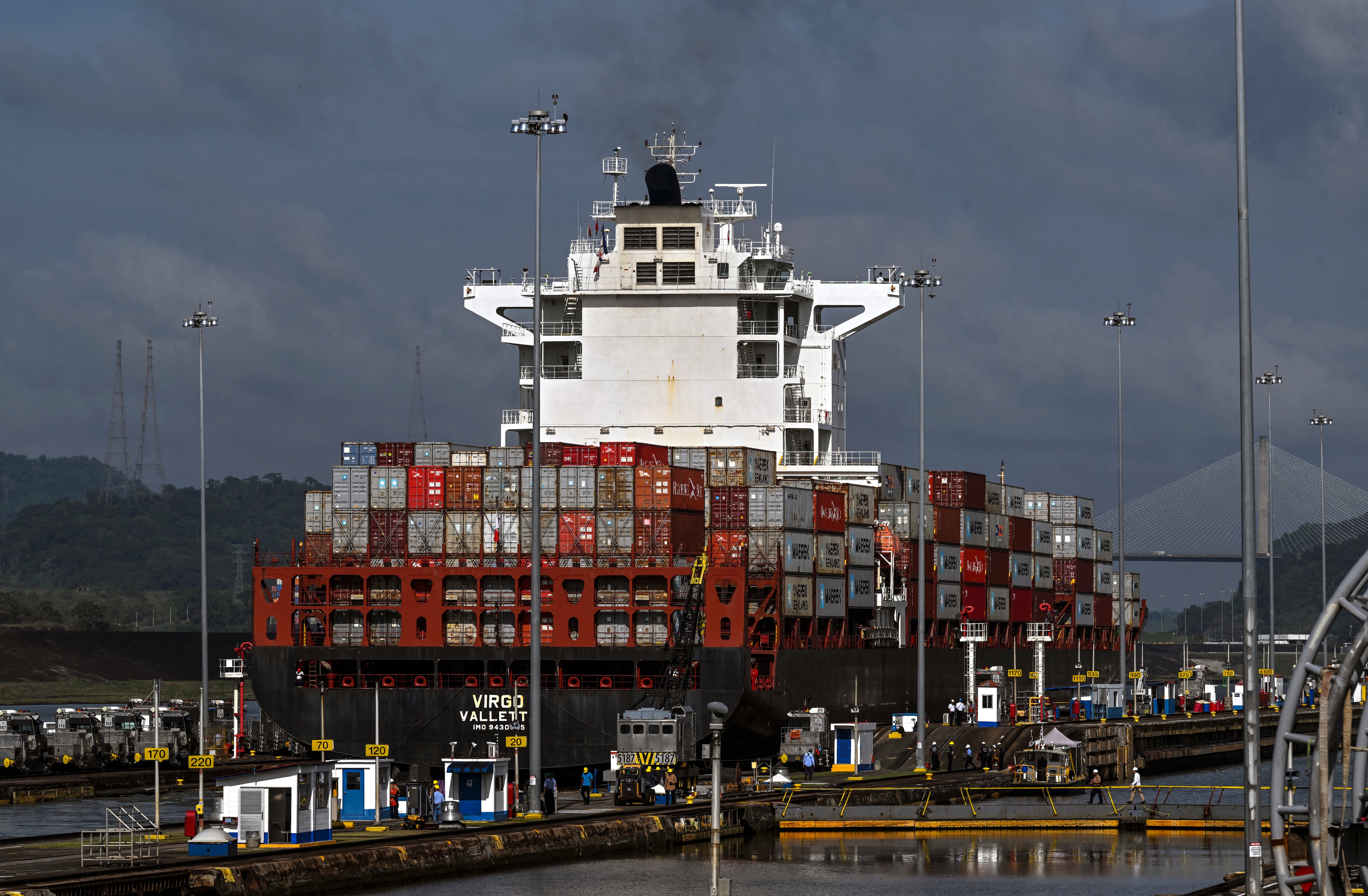 Este 2023 el Canal de Panamá mermó su transito de carga por una baja considerable por el bajo nivel del agua que producto del Fenómeno del Niño.