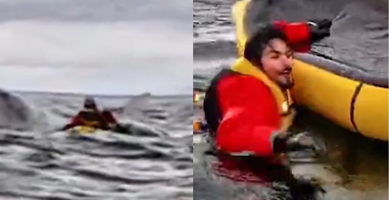 Adrián Simancas volvió a nacer tras ser tragado y expulsado por una ballena. Foto: GDA/El Universal/México