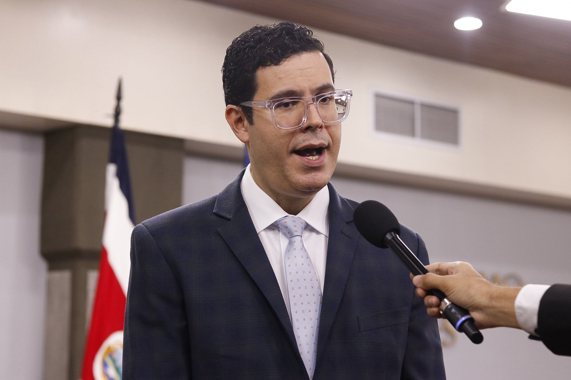 04/02/2024, San José, Tribunal Supremo de Elecciones, declaraciones de Gustavo Román en el TSE.