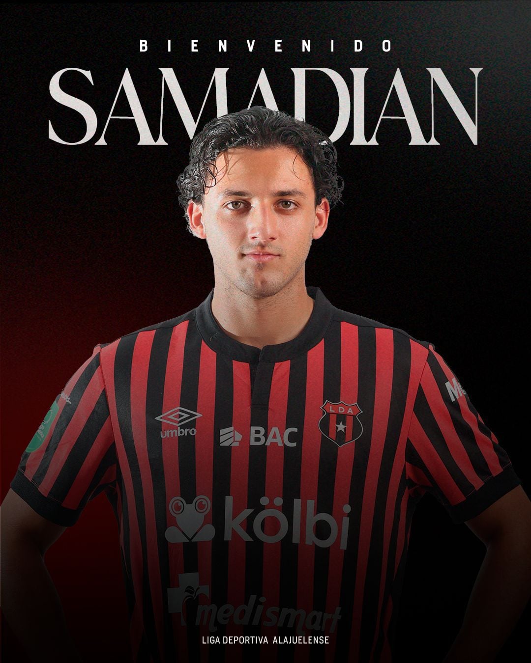 Farbod Samadian regresa a Liga Deportiva Alajuelense luego de que estuvo a préstamo en Puntarenas.