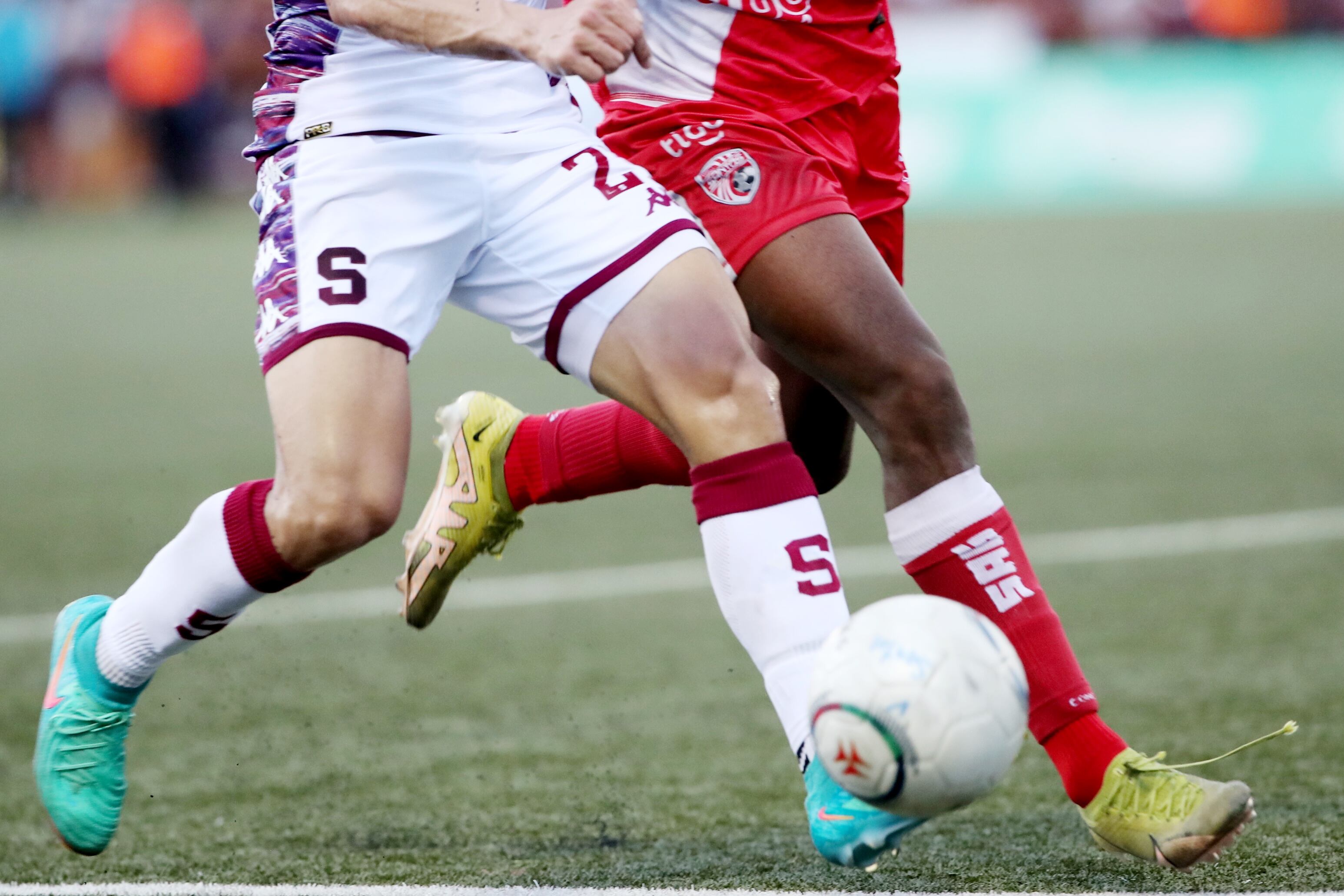 01/03/2024/ Juego entre Santos de Guapiles vs Deportivo Saprissa por el torneo Clausura de la Liga Promerica en el estadio Ebal Rodríguez / Foto John Durán