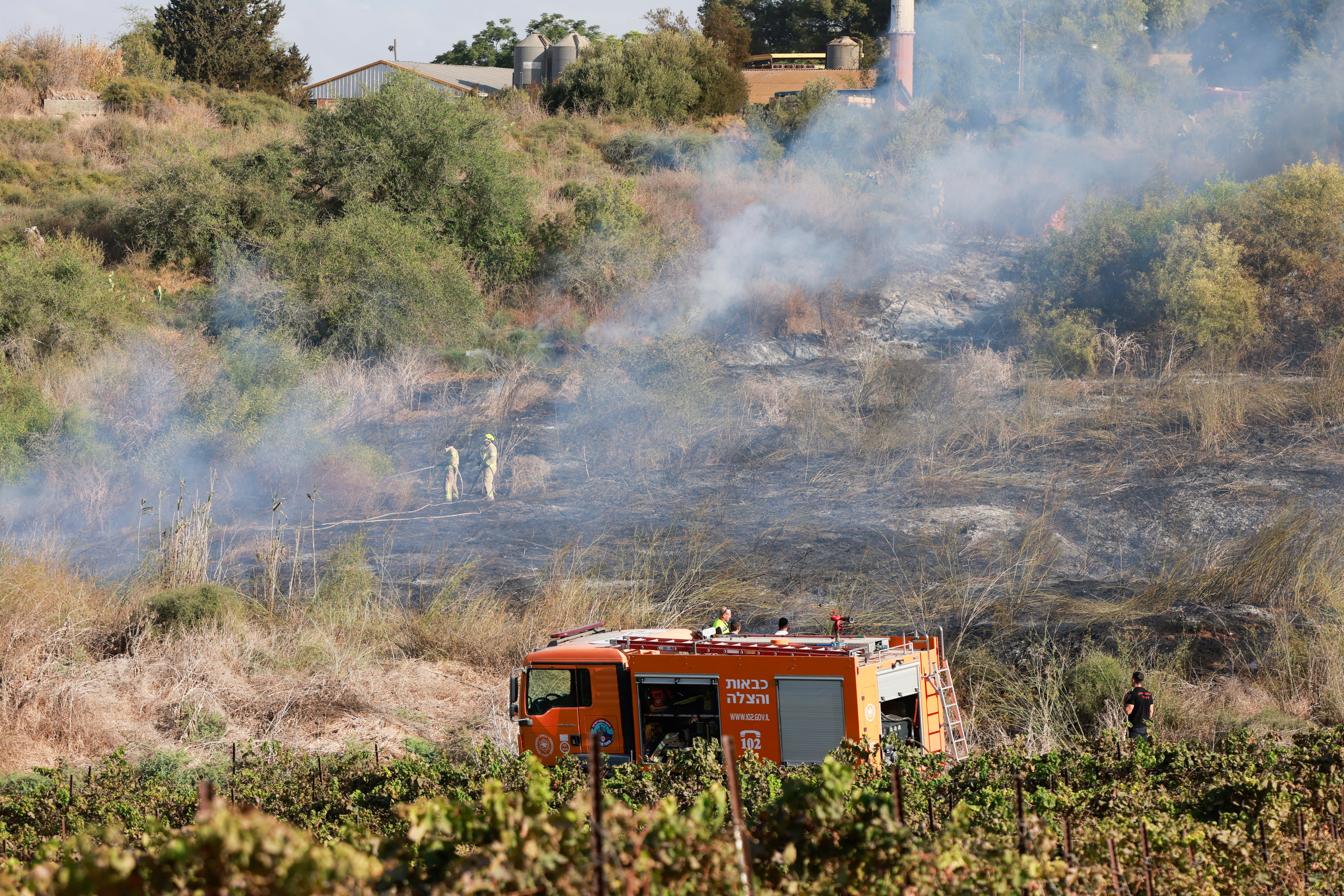 Los hutíes lograron que un misil impactara el centro de Israel. El impacto fue un lugar abierto y no hubo víctimas. Foto: Menahem Kahana / AFP