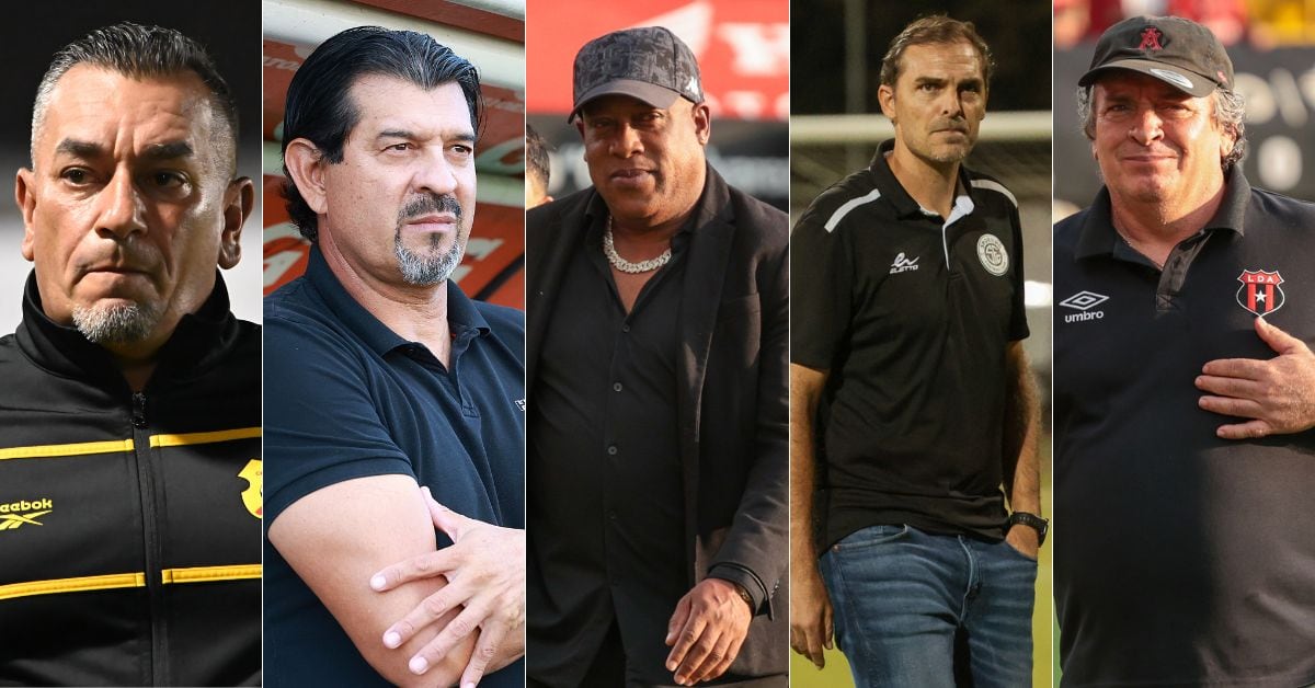 José Giacone, José Saturnino Cardozo, Hernán Medford, Andrés Carevic y Óscar Ramírez saben que hay mucho en juego.