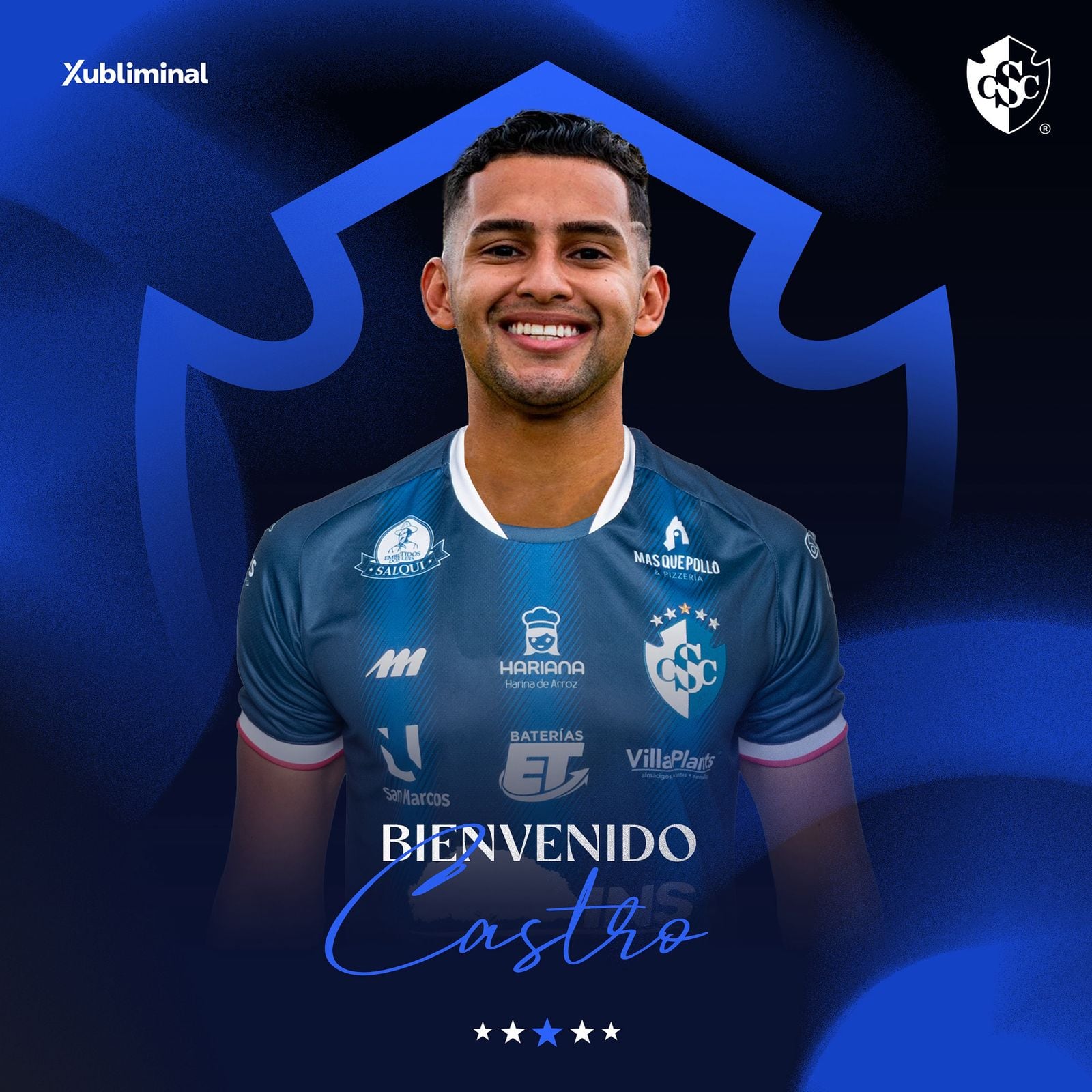 Geancarlo Castro es el nuevo jugador del Club Sport Cartaginés. Prensa CSC.