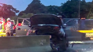 Dos personas en condición crítica tras violento choque en Horquetas de Sarapiquí