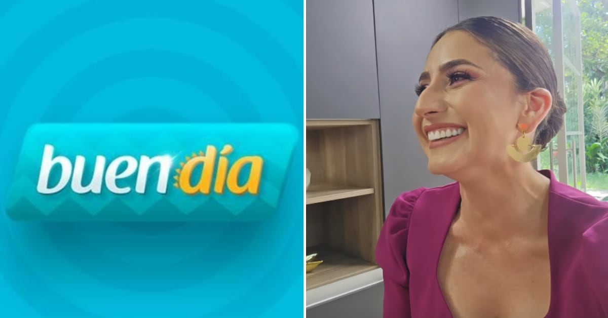 Natalia Monge tomó con humor un momento inesperado en 'Buen día'.