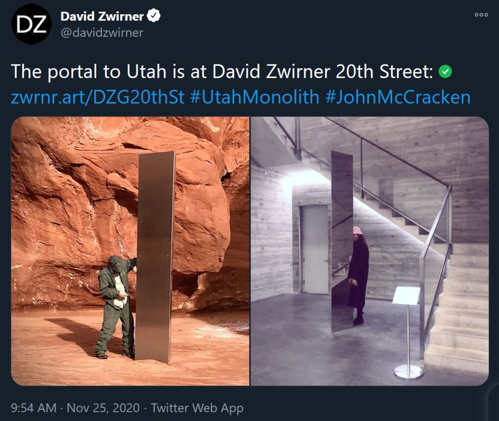 El Explicador | Monolito de Utah y Rumania: esto es todo lo que podemos saber ahora mismo | Fotos con el monolito de Utah de Ross Bernard, tomadas de Instagram