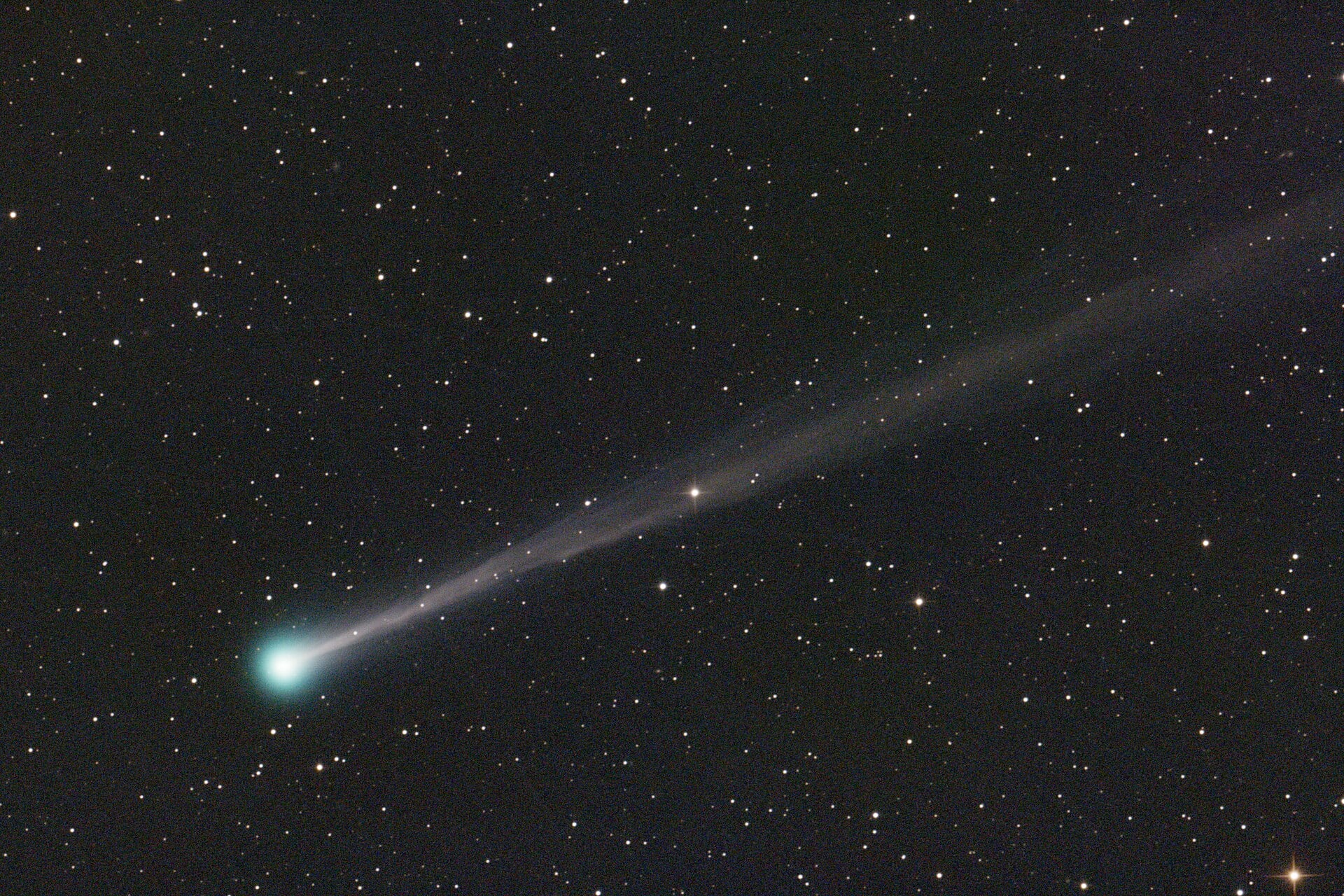 El cometa C/2025 R3 (PanSTARRS) observado el pasado 8 de abril de 2026.