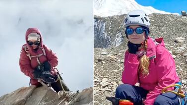 Dan por muerta a alpinista que quedó atrapada a 7.000 metros de altura; un año atrás perdió a su esposo escalando otra cumbre