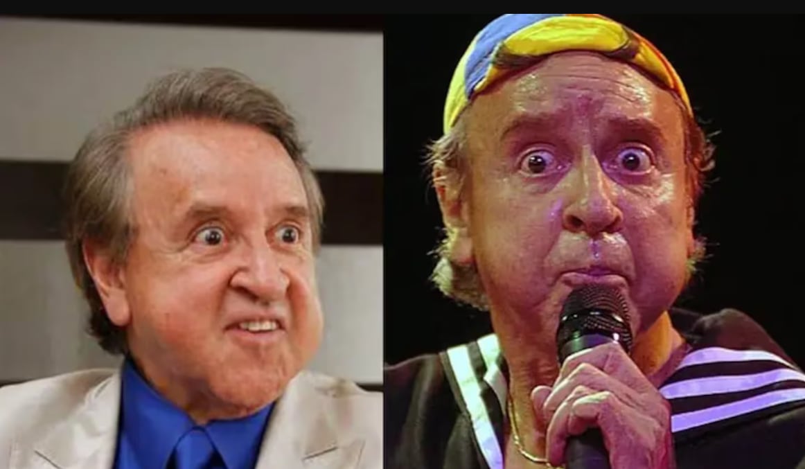 Carlos Villagrán en su papel del Quico y en la vida normal.