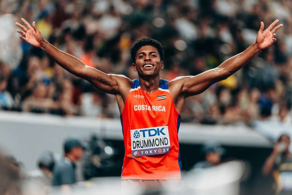 Gerald Grummond
Mundial de Atletismo de Tokio, Japón
400 metros vallas
Clasificó a semifinales
15 de setiembre del 2025
Fotografía: Luis Diego Gómez