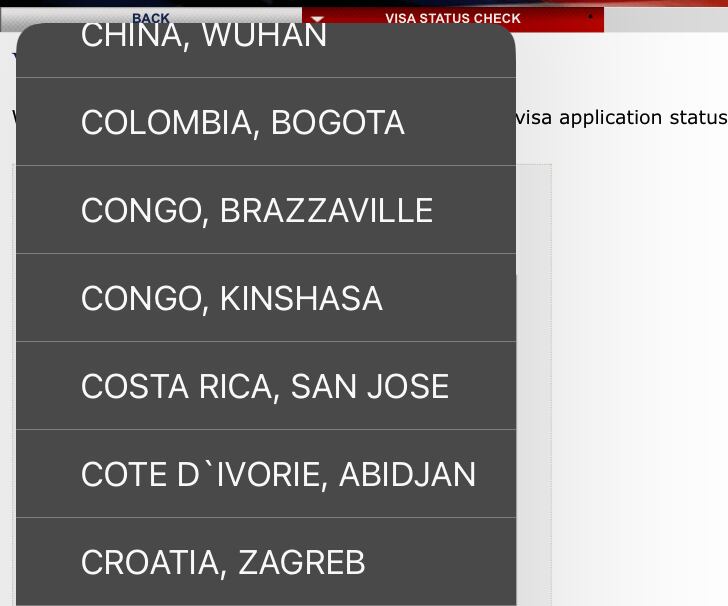 Verificar visa de Estados Unidos.