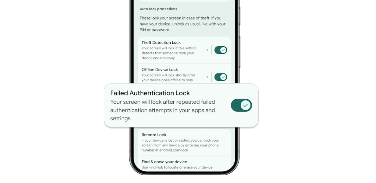 Android suma capas de protección antirrobo que dificultan accesos no autorizados y facilitan la recuperación del smartphone al dueño legítimo.
