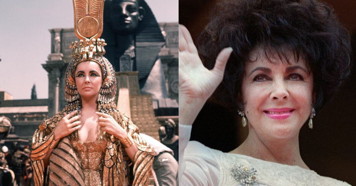 Elizabeth Taylor encarnó a Cleopatra en la superproducción de 1963. Su imagen como reina egipcia quedó en la historia del cine. Murió en Los Ángeles en 2011, a los 79 años.