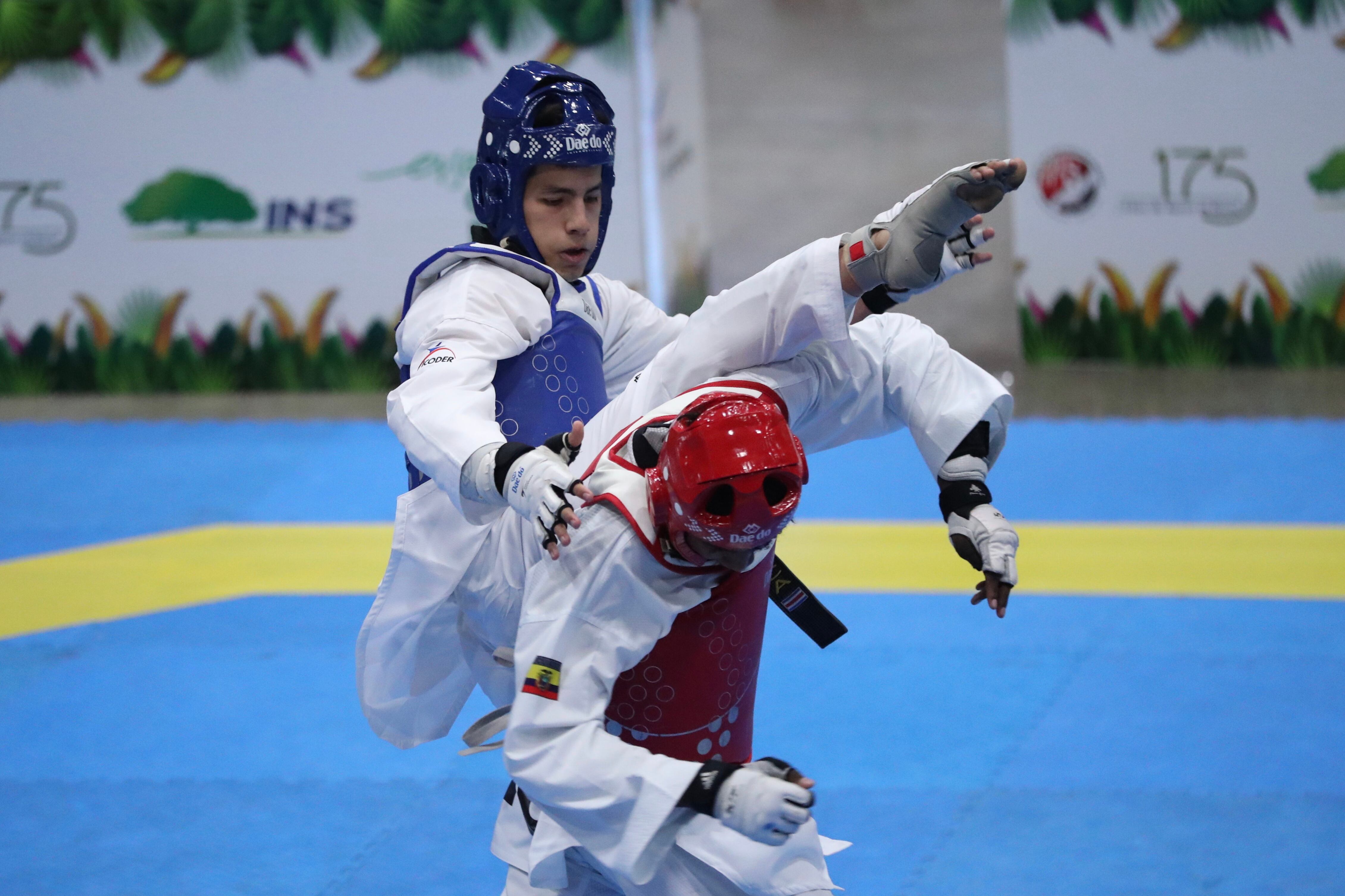 11/03/2020, Heredia, Palacio de los Deportes, torneo clasificatorio continental de taekwondo, en el que participaron los ticos Juan José Soto y Neshy Lee Lindo, con la posibilidad de clasificar a Juegos Olímpicos Tokio 2020. Fotografía José Cordero