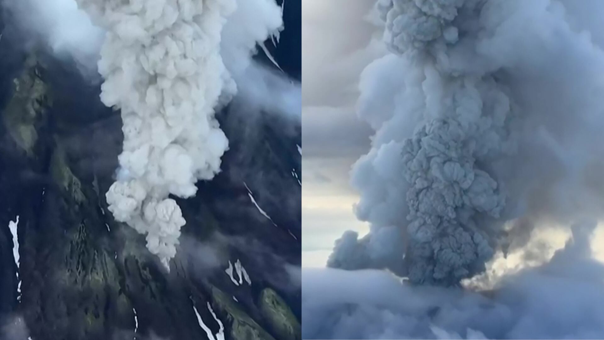 El Kracheninnikov expulsó ceniza tras siglos inactivo. Su despertar coincidió con un sismo de 8,8 que provocó alertas de tsunami en todo el Pacífico