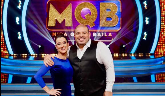 Daniel Montoya y su coreógrafa Tatiana Sánchez.