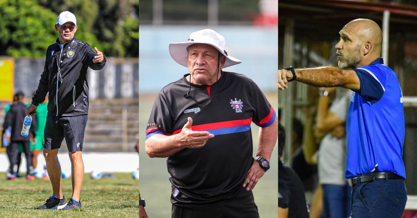 Los tres técnicos costarricenses que buscan quedar campeones en Centroamérica